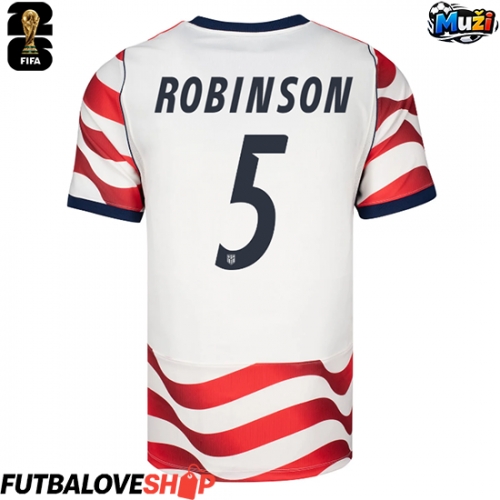 Dres Spojené štáty Antonee Robinson #5 Domáci MS 2026 Krátky Rukáv